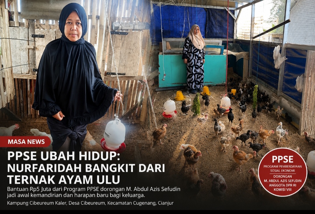 Berbekal Bantuan PPSE Rp5 Juta, Nurfaridah Bangkit Lewat Ternak Ayam Ulu
